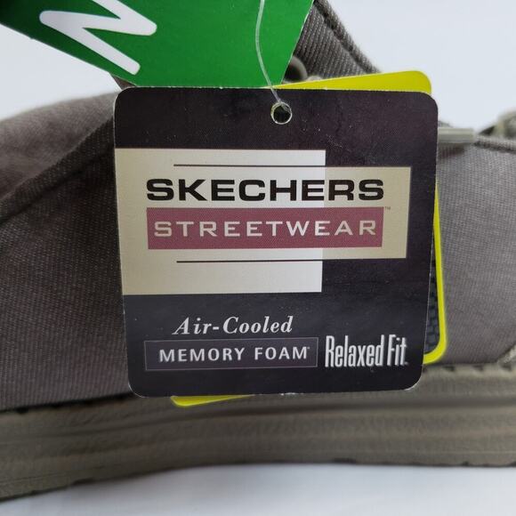 Skechers Melson Goga Mat Mens Size 8.5 Tan Slip On Casual Loafer Shoes SN 210114 main image 11